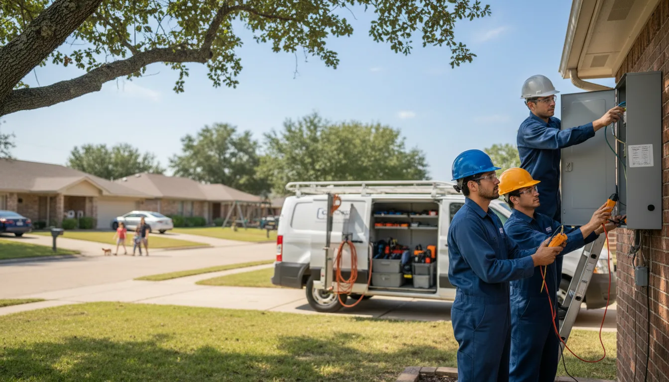 Certified electrician providing emergency electrical services in George, IA